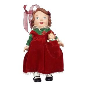 NEW Hallmark Keepsake Two Ornament Set 2003 Mistletoe Miss